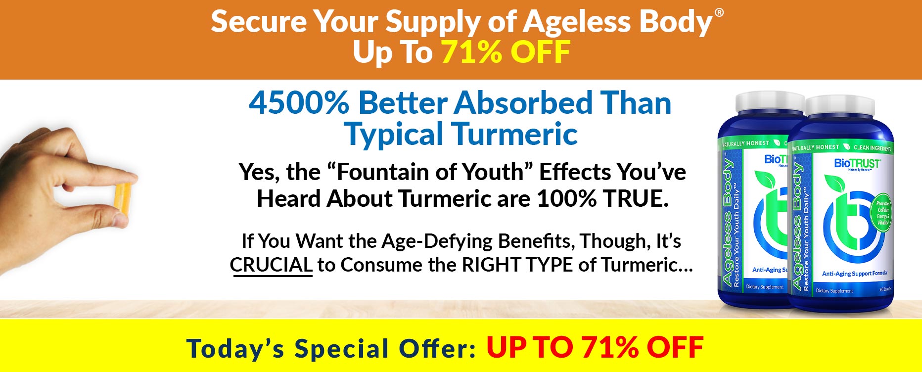 Secure Your Supply of Ageless Body