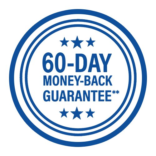 60 Day money back guarantee