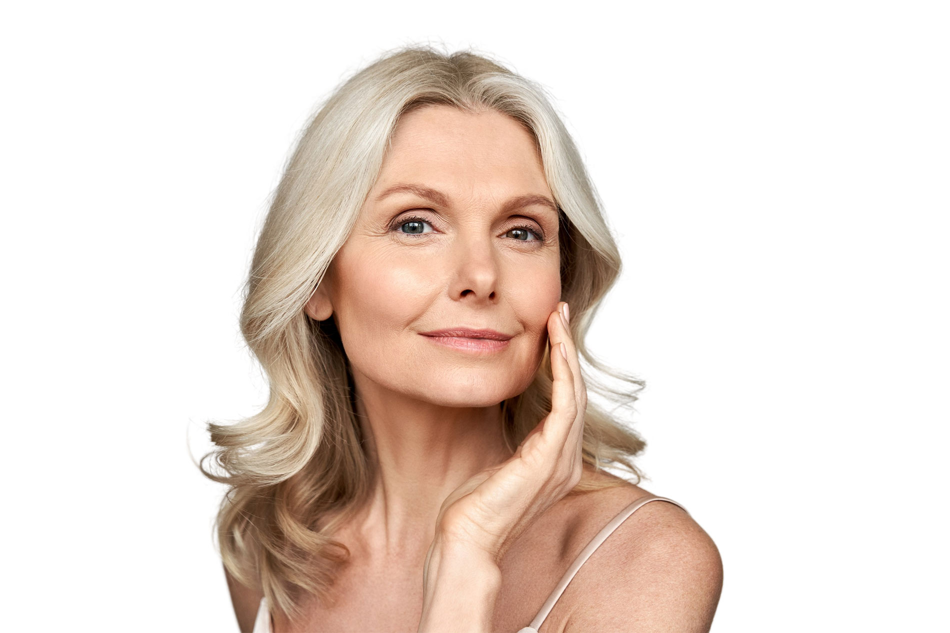 renewed and revitalized woman