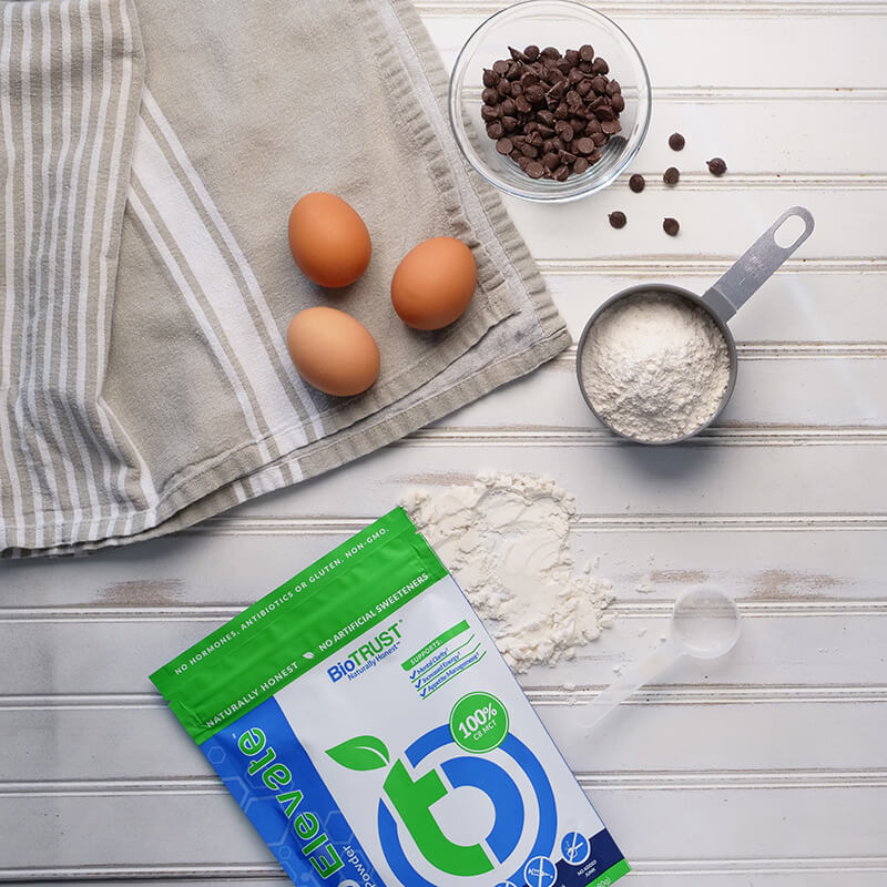 Ingredients for Keto Paleo Protein Brownies