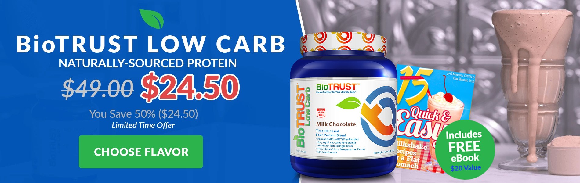 BioTRUST Low Carb Gourmet Low Carb Protein Blend