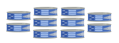 10 cans of tuna