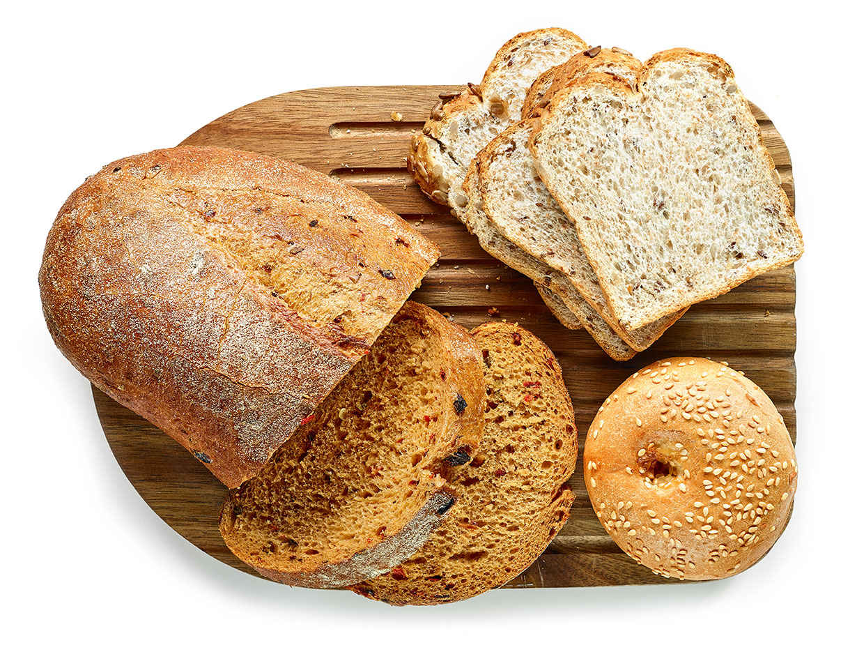 variety of breads