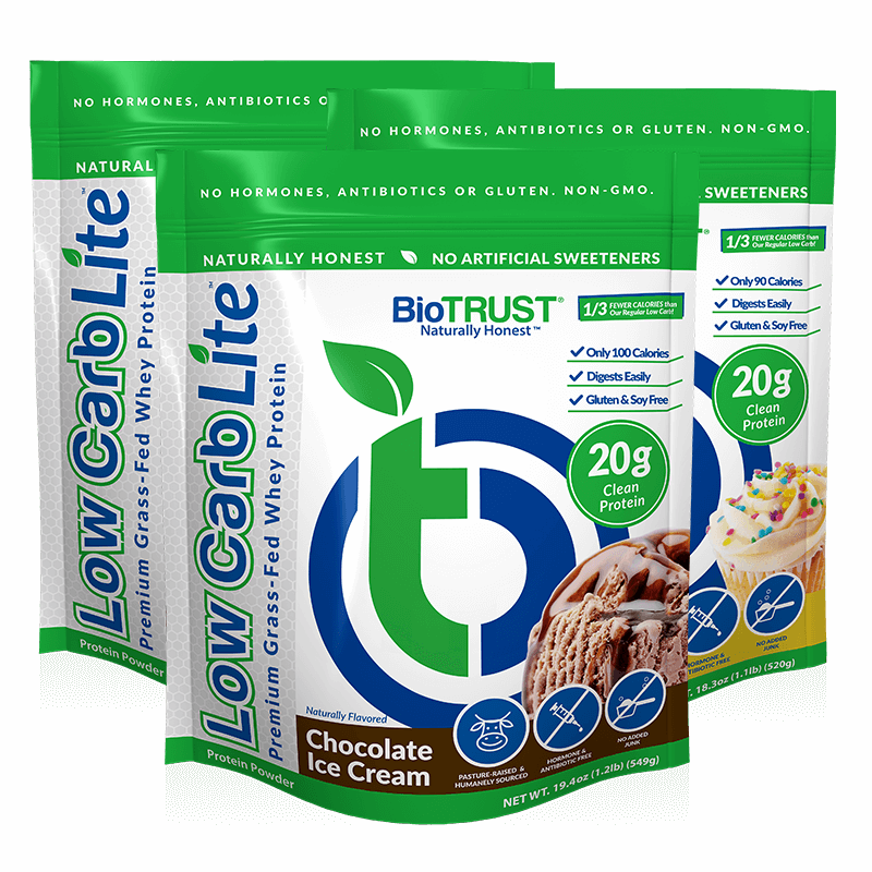 3 bags of Low Carb Plant protein
