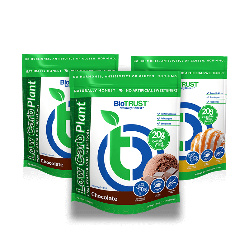 3 bags of Low Carb Plant protein