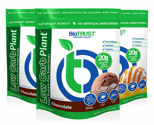 3 bags of Low Carb Plant protein