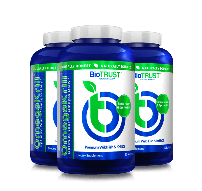 3 bottles of OmegaKrill